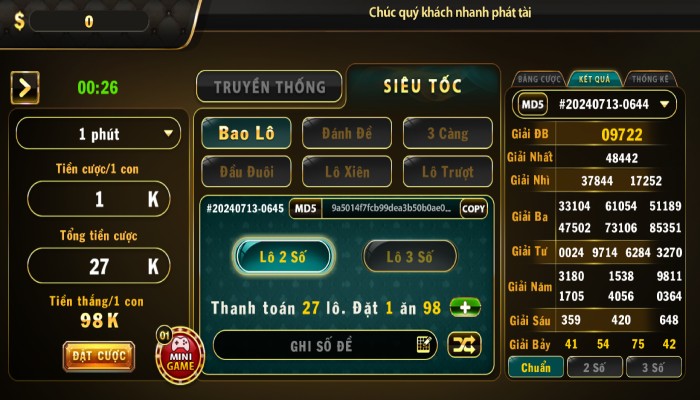 Mỗi miền có cách chơi lô đề khác nhau