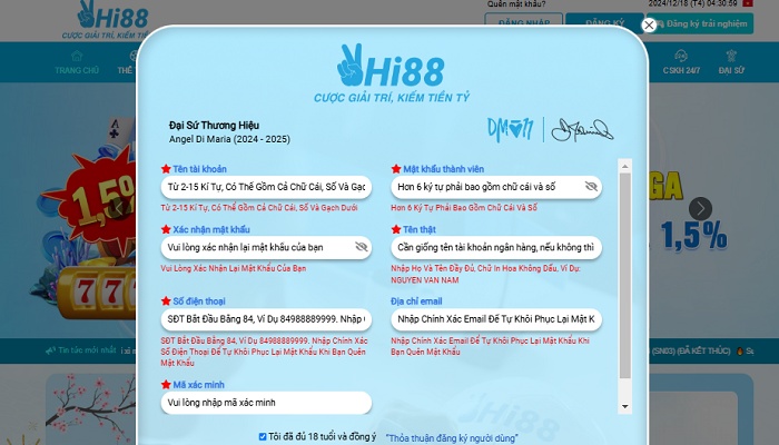 Lưu ý khi xóa tài khoản Hi88